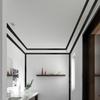 DIY Ceiling Edge Mirror Strip 50cm Self-adhesive Acrylic Art Wall Tile Stickers Decor 3D Wall Stickers Decoration TV Background