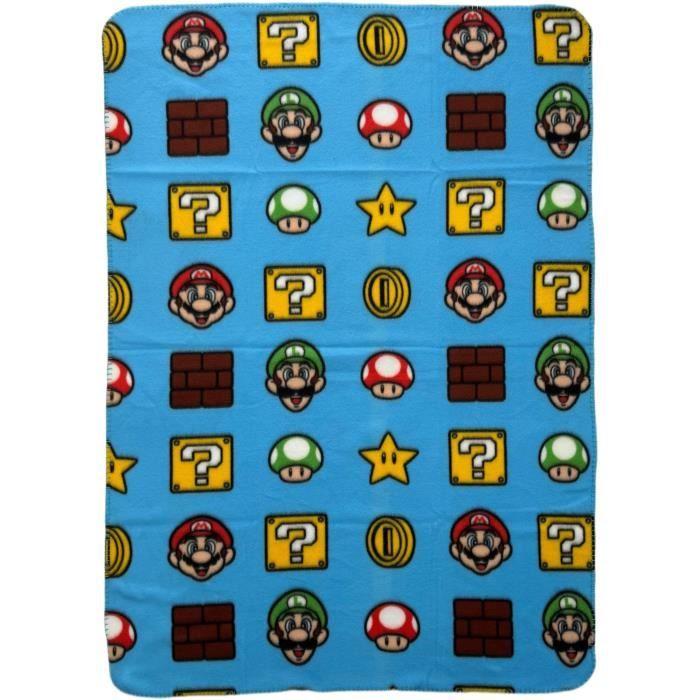 Plaid - MARIO BROS - Items - 100 X 140 Cm