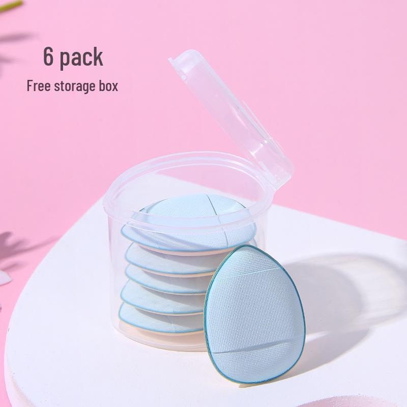 Mini-Wassertropfen-Luftkissen-Puderquaste für Concealer und Make-up-Details