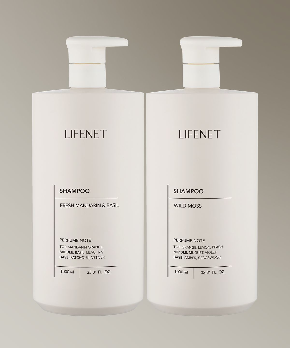 [2PACK] Fresh Care Perfume Shampoo 1000ml Shampoo - Floral Musk