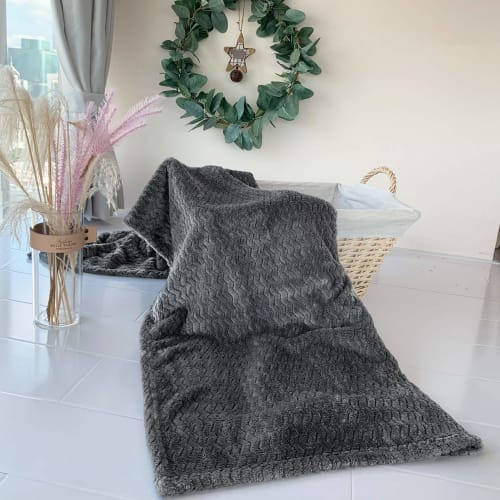 Sledar Single Blanket, Warm, Fluffy, Soft, Microfiber, Machine Washable, Antibacterial, Odor Resistant, Anti-mite, Anti-static, Perfect for Fall/Winte