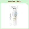 Outdoor Rain Gauge Measuring Easy to Install Decoration with Suction Cup Rainfall Recorder for