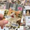 60 Sheet Lovely Cat Sticker Cute Amiercan Style Real Shot Cat Stationery Sticker DIY Decorative Scrapbook Luggage Phone Sticker