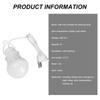 Mini USB LED Bulb White Light DC 5V 3W USB Outdoor Portable Tent Light for Daily Reading Camping Fishing