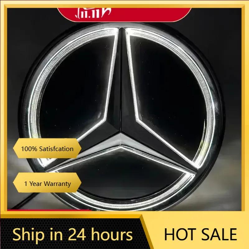 C200 E200 Neu Für Mercedes Benz Auto Frontgrill Logo Licht Spiegeloberfläche LED Abzeichen Emblem Für Mercedes Benz W205 W218 W207 W176 W2