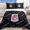 3PCS Fulham F.C Printed Soft Bedding Set,Including 1pc Duvet Cover And 2pcs Pillowcases Perfect for Bedroom, Dormitory, Fan gift