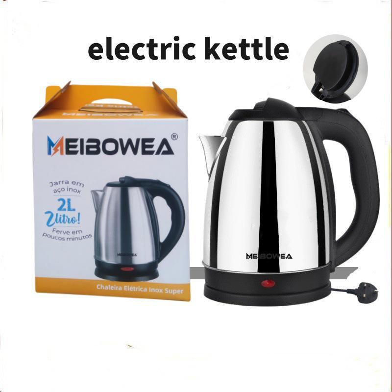 304 Stainless Steel Electric Kettle with Auto Shut-Off, British and European Standard