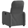 Vidaxl Reclining Massage Chair, Electric, Dark Grey, Fabric