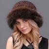 Quality Primacy Hat Real Fur Hats Winter Warm Fur Hat Fox Mink