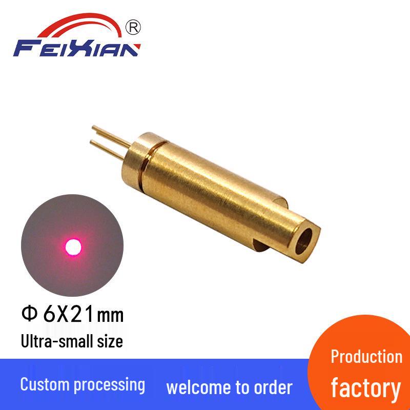 Adjustable Focus 6X21mm 650nm 5mW Three-Legged Red Laser Module