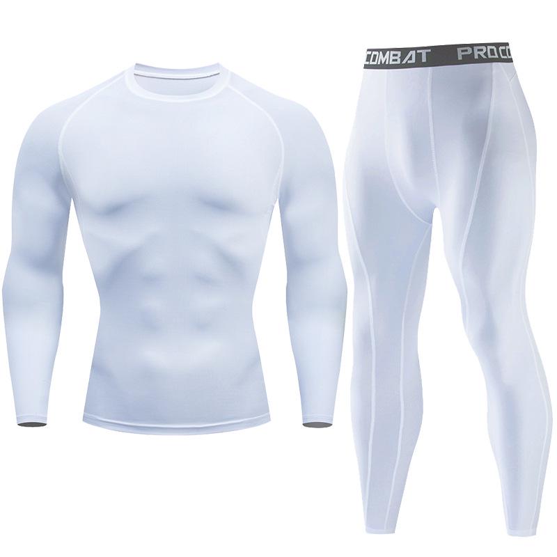 Men's 2025 Summer Outdoor Sports Long Sleeve Tight Fit Running & Cycling Set