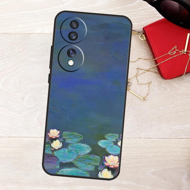 Claude Monet Case For Honor Magic 6 Pro Magic 5 Lite 50 70 90 X6 X7 X8 X9 X8b X9b X6a X7a X8a X9a Cover