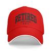 Retired Est Casual Baseball Cap  Running Hippie Trucker Hat Summer  Unisex Men Y2K Cool Snapback Cap