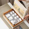 High-end business souvenir dehua suet jade Chinese ink landscape set portable Jiangshan gift box enterprise