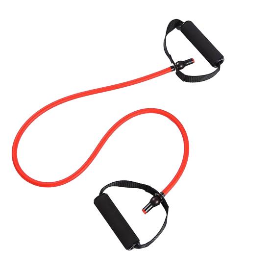 Fitness Resistance Band with Anti-slip Handle Portable Men Women Arm Shoulder Stretch Strength Training Leg Toning Exercise