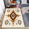 Geometric Tribal Pattern 3-Piece carpet Non-slip rug suitable for living room and bedroom sofas