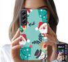 Etui Do Samsung Galaxy S22 Plus - Mikołaj, Renifer Bałwan Świąteczne Wzory