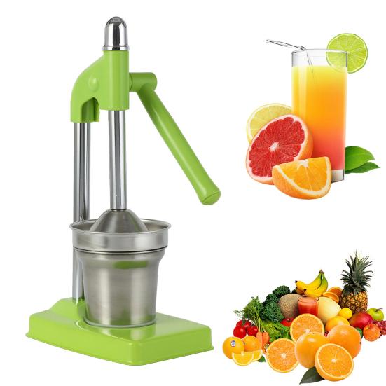 Manual Hand Press Stainless Steel Juicer Heavy Duty Citrus Lemon Squeezer for Orange Lime Easy To Clean Home Kitchen Helper