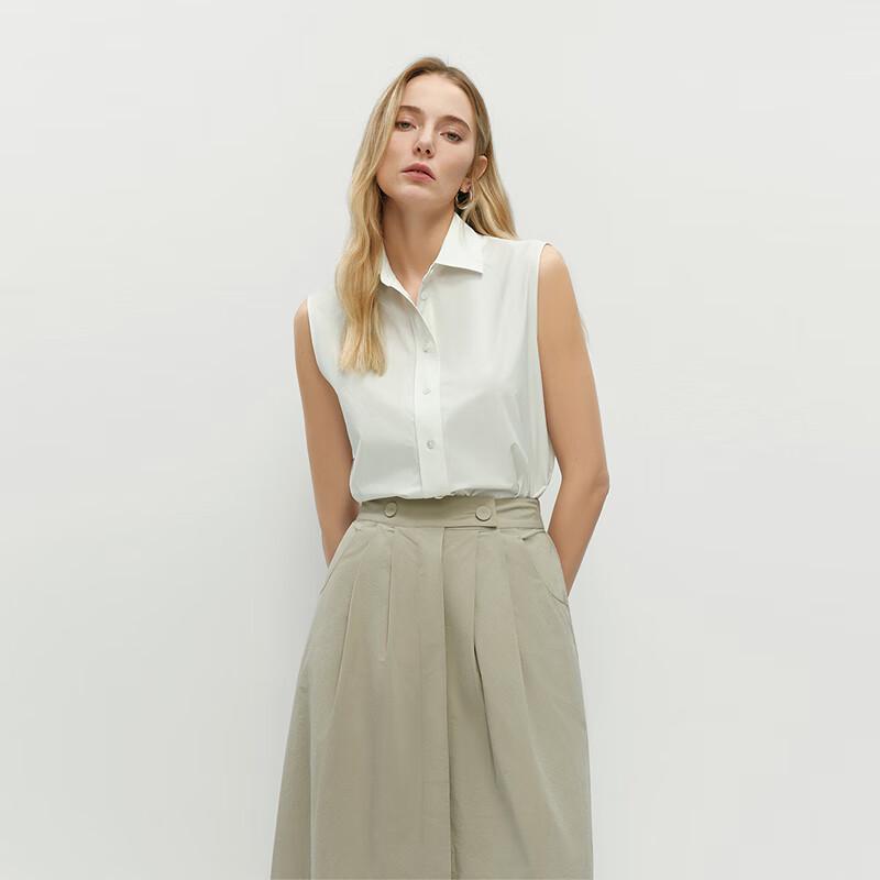 OVV SOLOTEX Women s Lapel Sleeveless Top M