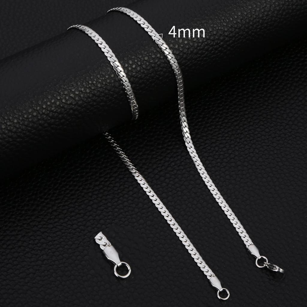3-8MM Width Stainless Steel Chain Necklace For Men Women Gold Color High Quality Waterproof Choker Hip Hop Jewelry Gift