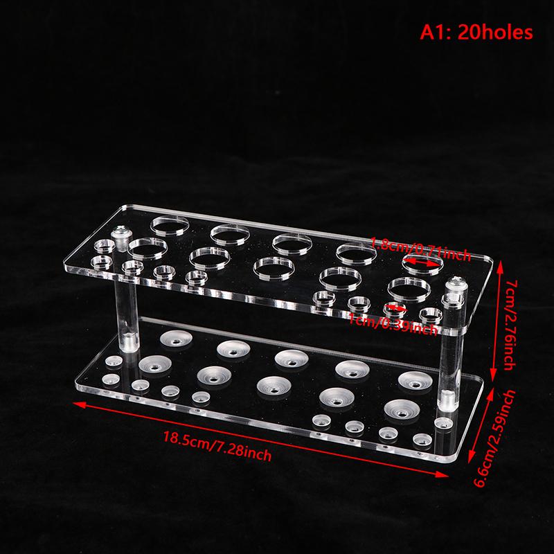 Augenbrauenbürsten-Röhrchen-Ausstellungsstand Wimpernbürsten-Aufbewahrungshalterung Pinzettenhalter Acryl Beauty Makeup Tools Wimpernpflanzung