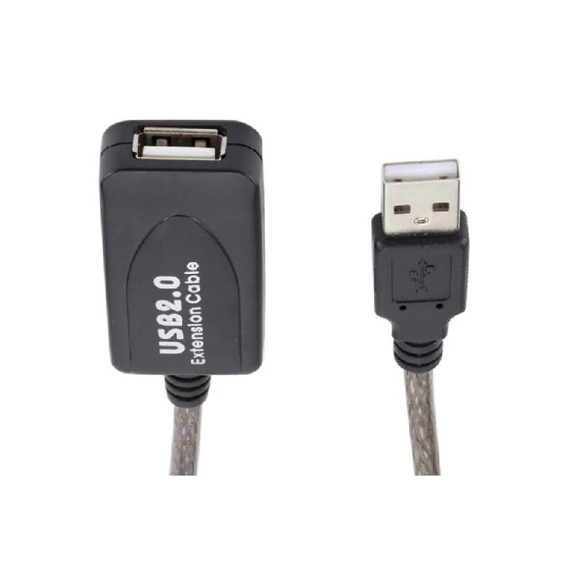 3M 5M 10M 15M 20M 25M 30M USB 2.0 Extension Cable Male to Female Active Repeater Wireless Network Card Extender USB Adapter Cord