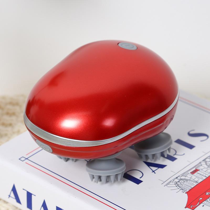 

Pet Electric Head Massager Instrument Multi-functional Charging Cat Decompression Relax Tissue Kneading Vibrating Pet Products красный