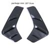 2Pcs Carbon Fiber Rear Fog Lamp Lamp frame Stickers for Byd Yuan Plus