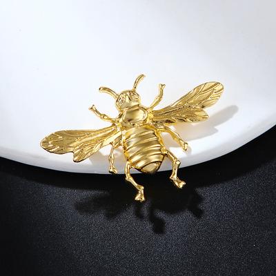 Broszka ze stopu 18K Vintage Bee Pin Broszka Osobowość Przesadzona Broszka Owad