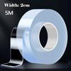 Nano Double Sided Tape Super Strong Adhesive Transparent Reusable Waterproof Heat Resistant Removable for Kitchen Bathroom Home