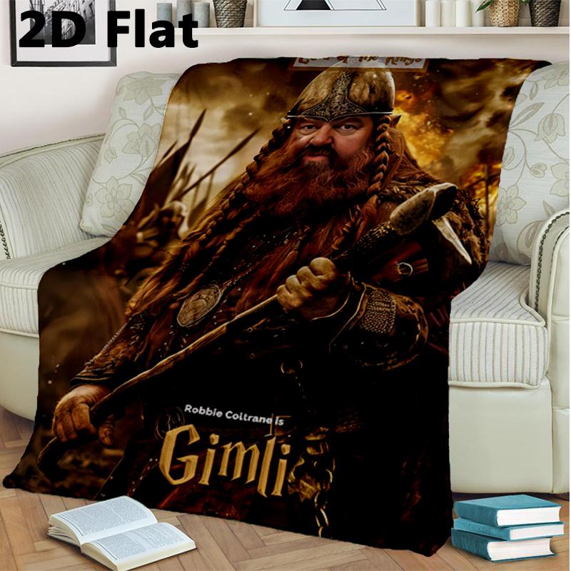 1PC The Lord of the Rings blanket, all-season lightweight home office outdoor nap multifunctional blanket, Christmas gifts