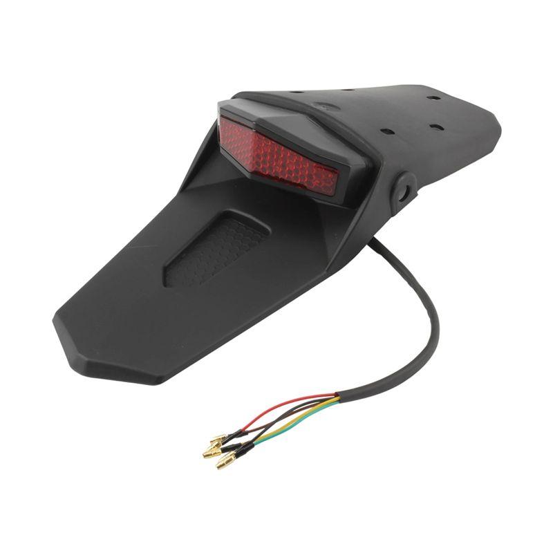 AA92-Motocross Motorcycle Universal Accessories 12V LED Rear Fender Tail Light For Brake Lamp