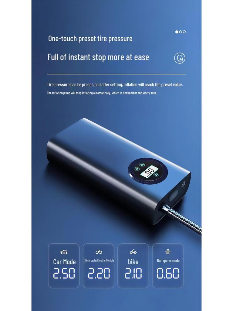 Portable Digital Display Wireless Car Tire Inflator