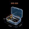 Transparent Rectangular Craft & Storage Box - Small Parts Organizer