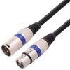 5PCS Durable XLR to XLR Microphone Cable XLR 3PIN Male to XLR 3PIN Female Balanced Microphone Cord for DMX-Stage Lights