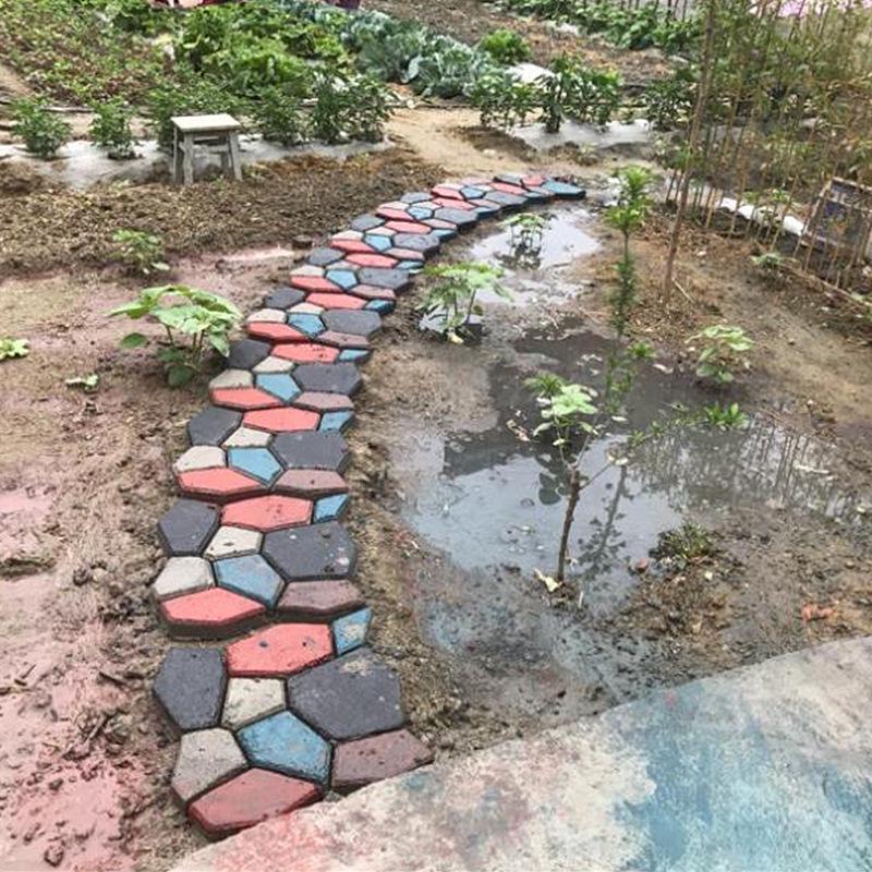DIY Garden Paving Concrete Mold for Embossed Floor