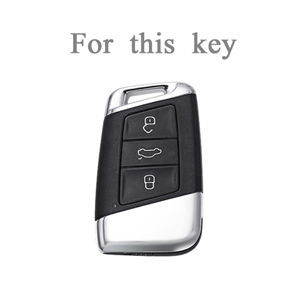 Car TPU Key Cover Case Fob For VW Volkswagen Magotan Magotan GTE Passat B6 B7 B8 CC Arteon for Skoda Fabia Superb A7 Kodiaq