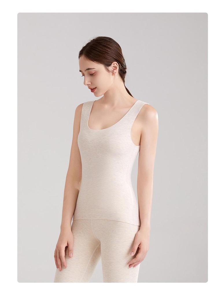 Vestă caldă nouă pentru femei, din catifea germană, fără cusături - îngroșată, plus catifea, antibacteriană, pentru toamnă/iarnă