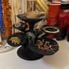 Jewelry Tray Mushroom Design Multi-Layered Mushroom Ring Holder Jewelry Tray for Necklace Bangle Earrings Home Desk Bedroom