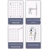 Wall-Mounted Stainless Steel Pegboard Organizer Shelf