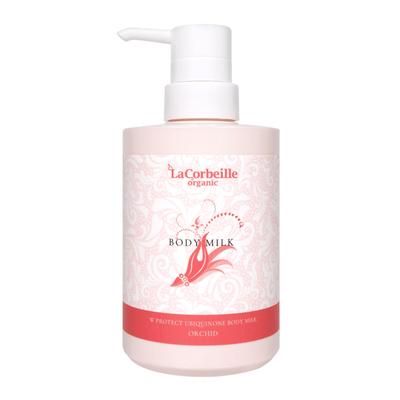 La Corbeil Double Protect Ubiquinone Body Orchid Moisturizing Milk, 400ml, Scent, Organic,