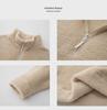 Louvre Autumn/Winter Women's Soft Lamb Wool Turtleneck Sweater - Loose, Cozy, and Skin-Friendly