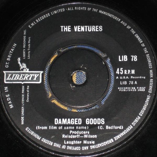 7inch Record VENTURES - Damaged Goods LIB78 LIBERTY 1963 UK Rock Used