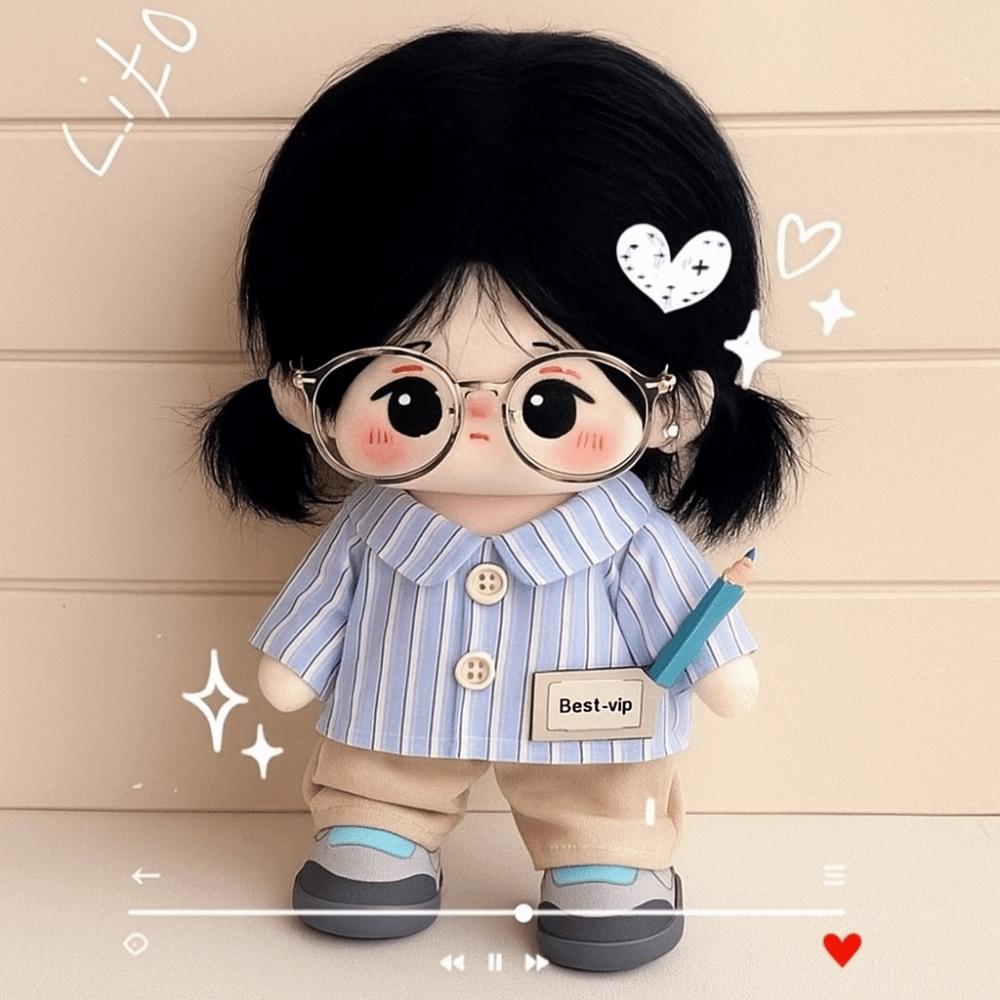Washable Plush Doll Clothes Lovely Design French Retro Style Doll Clothes  20cm Size Doll