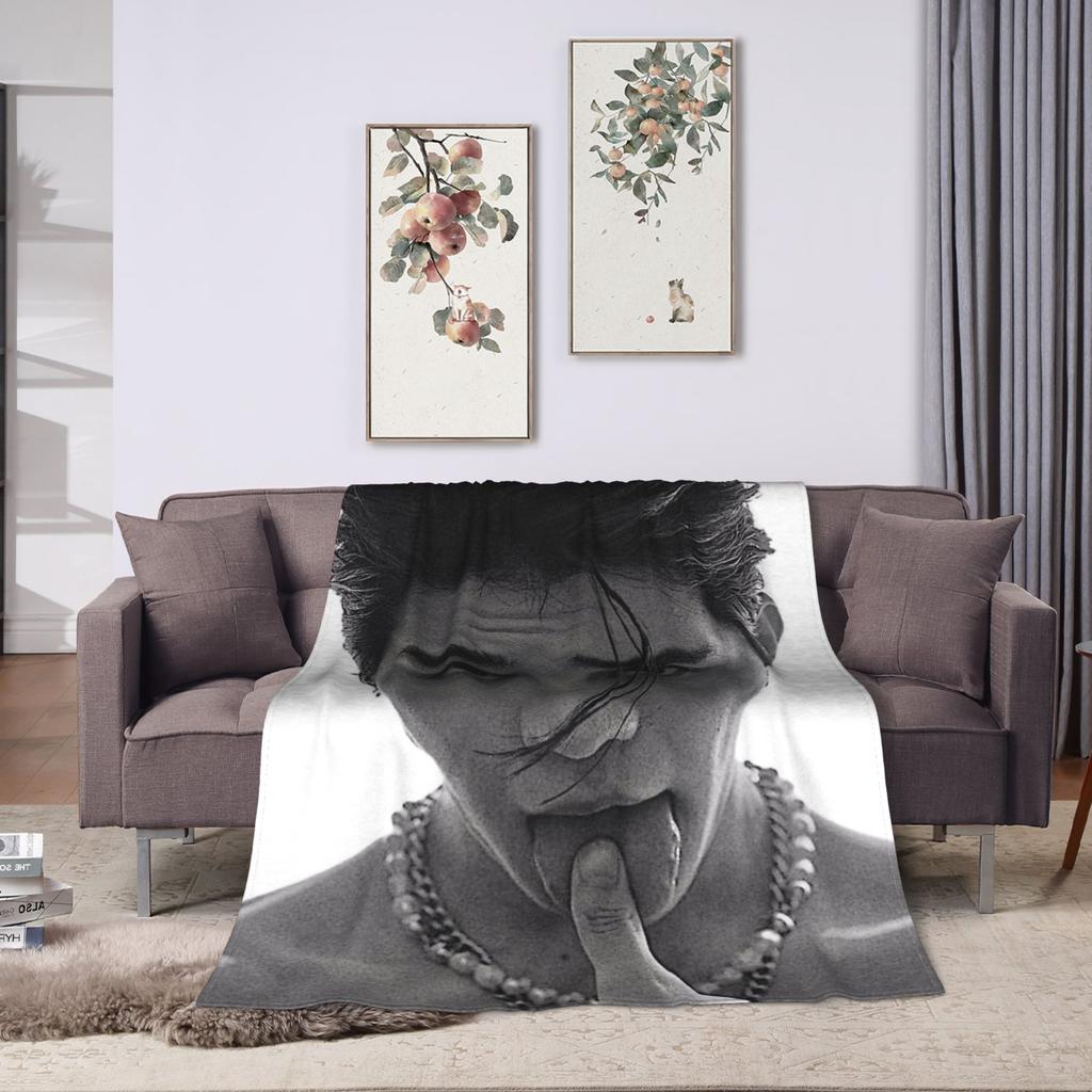 Jeff Satur Warm Soft Blanket Students Plush Throw Blanket Novelty Living Room Flannel Bedspread Sofa Bed Cover