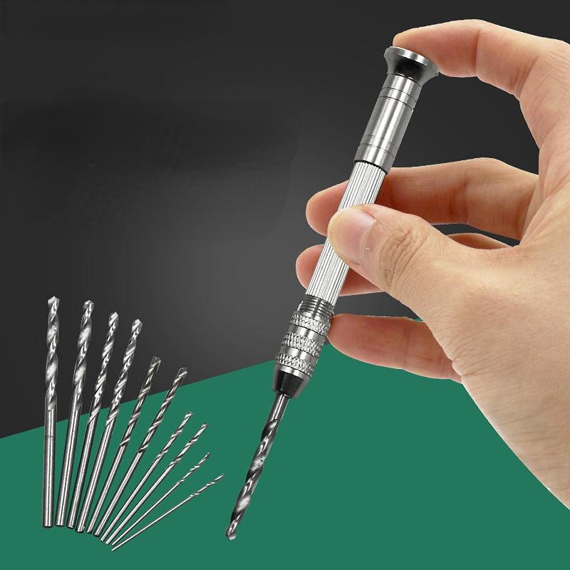 

Мини-ручная спиральная дрель, перфоратор, спиральное сверло Wenplay, DIY деревообрабатывающий вращающийся инструмент, ручная дрель