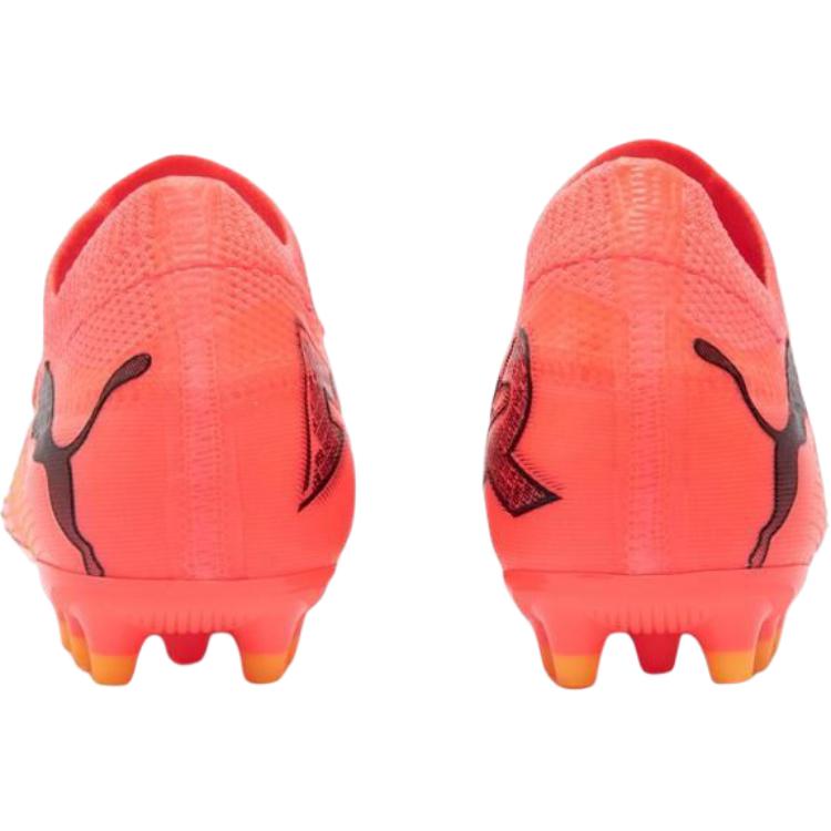Puma Future 7 Match Comfortable Versatile Shock Absorbing Durable Low Top Kids Soccer Shoes Kids Soccer Shoes Orange 107730-03