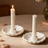 Silicone Aromatherapy Candle Mold Wave Bowl-Shaped Plaster Mold Candlestick Mold  Wedding Decor