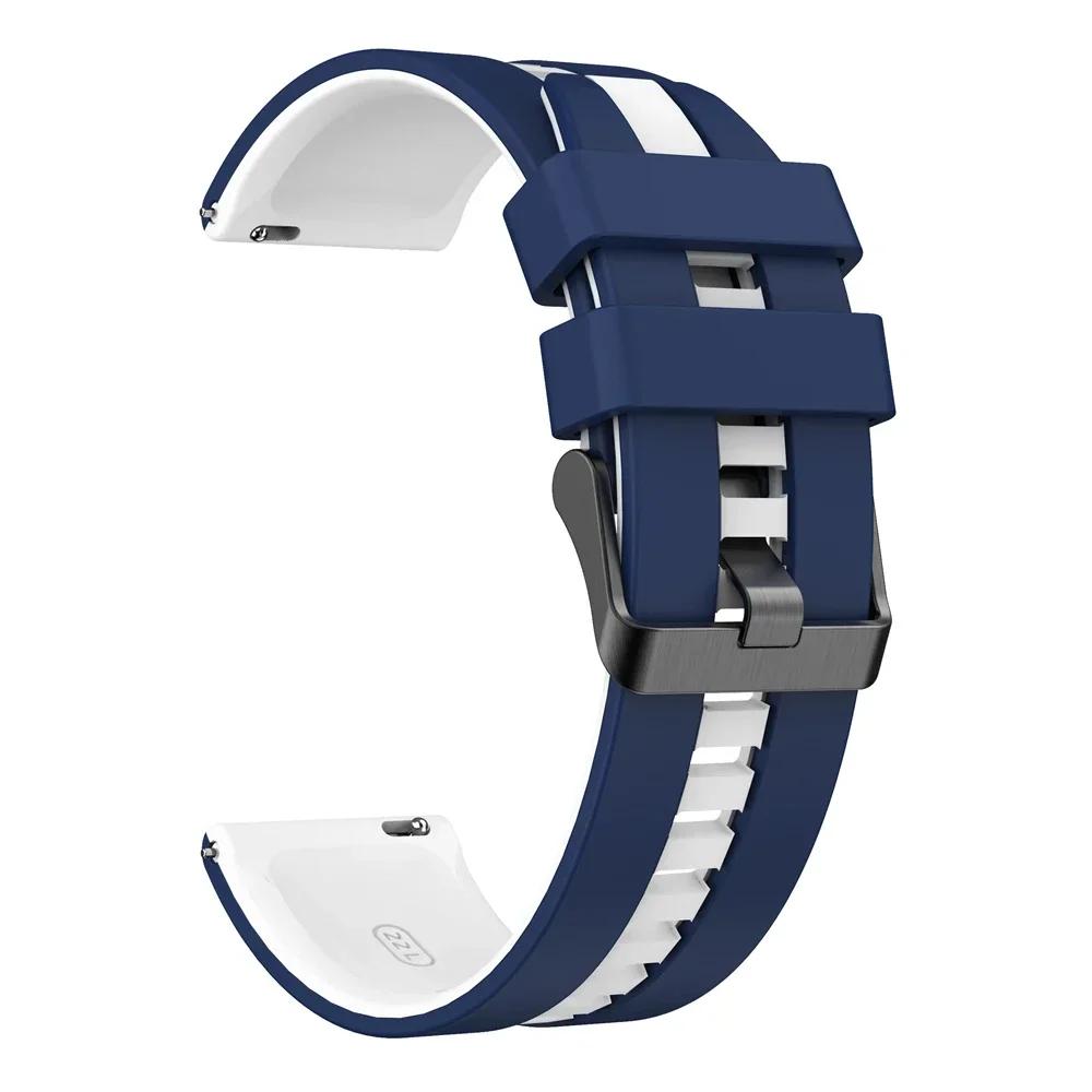 20mm 22mm Silicone Strap For Garmin Venu 3 Band Forerunner 265 255 Music Vivoactive 4 For Garmin Venu Sq 2 Plus Replace Bracelet