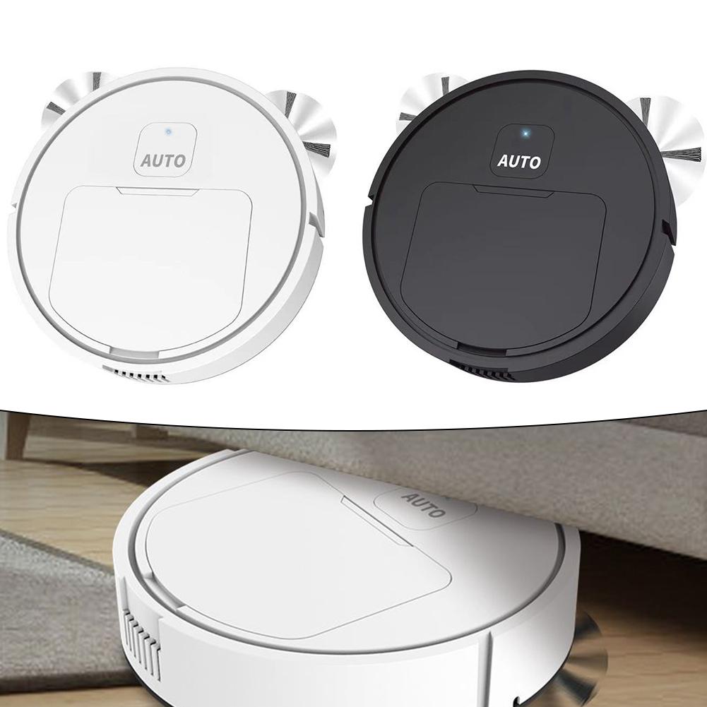 Automatic Scheduling 3 In 1 Vacuum Cleaner Home Cleaning Black Cleaning Brush User-friendly Operation Hard Floor Cleaning